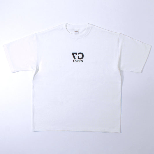 SEVEN GODS TOKYO Tシャツ ミドルロゴ ビッグシルエット（ホワイト）